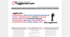 Desktop Screenshot of jugglemail.com